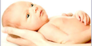Osteopathic treatments on baby